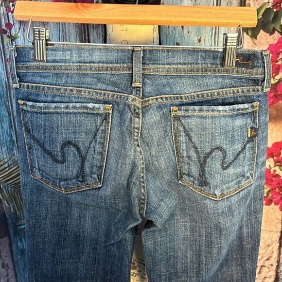 Citizens of Humanity Ingrid stretch low waist flare jeans, size 26, excellent - Picture 6 of 13